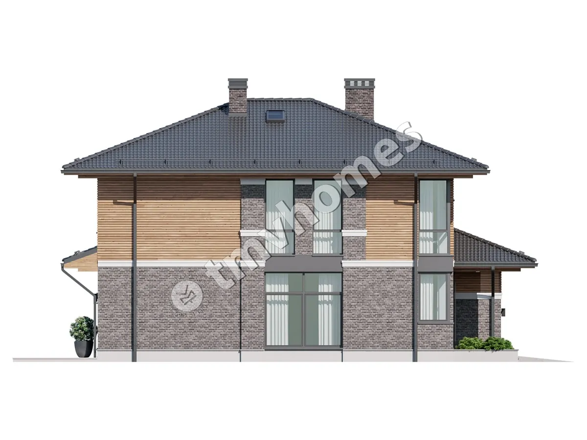 House Plan: 2717 ft², 2 Stories, 4 Beds, 3 Baths, 2-Car Garage