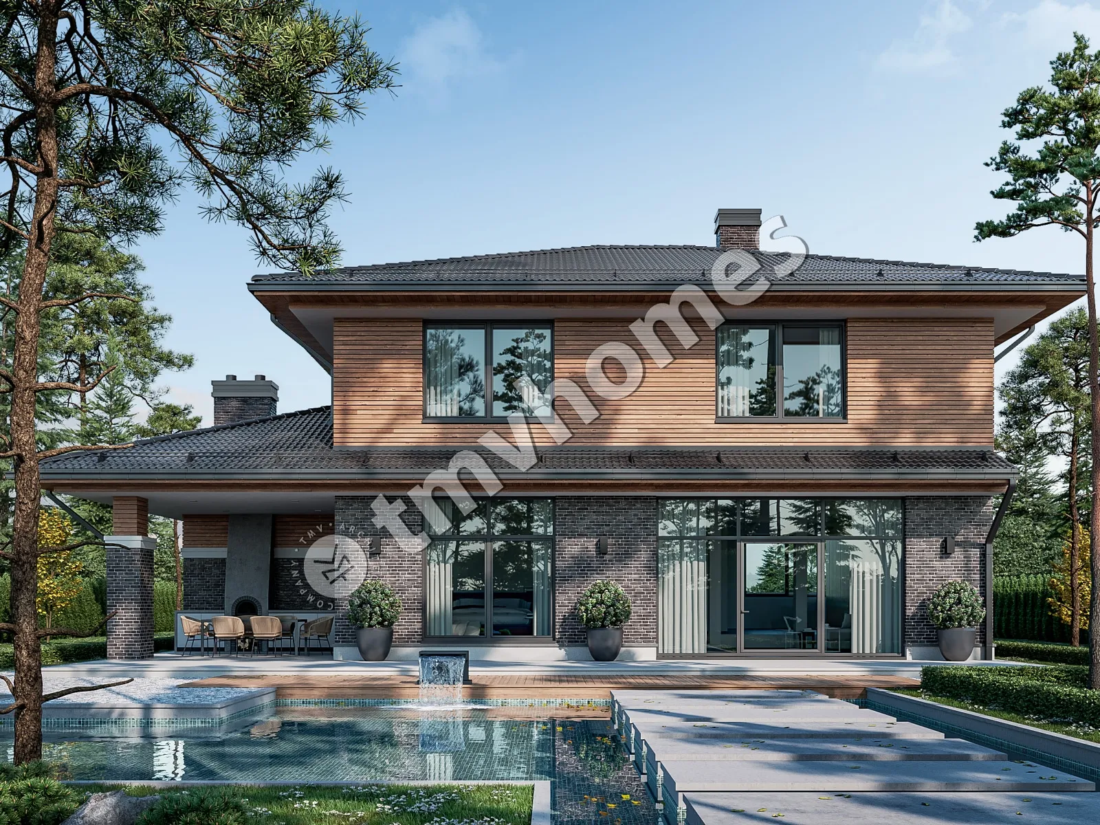 House Plan: 2717 ft², 2 Stories, 4 Beds, 3 Baths, 2-Car Garage