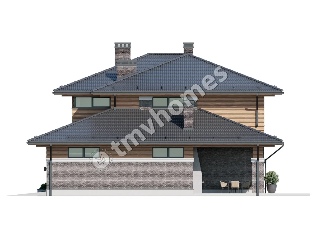 House Plan: 2717 ft², 2 Stories, 4 Beds, 3 Baths, 2-Car Garage