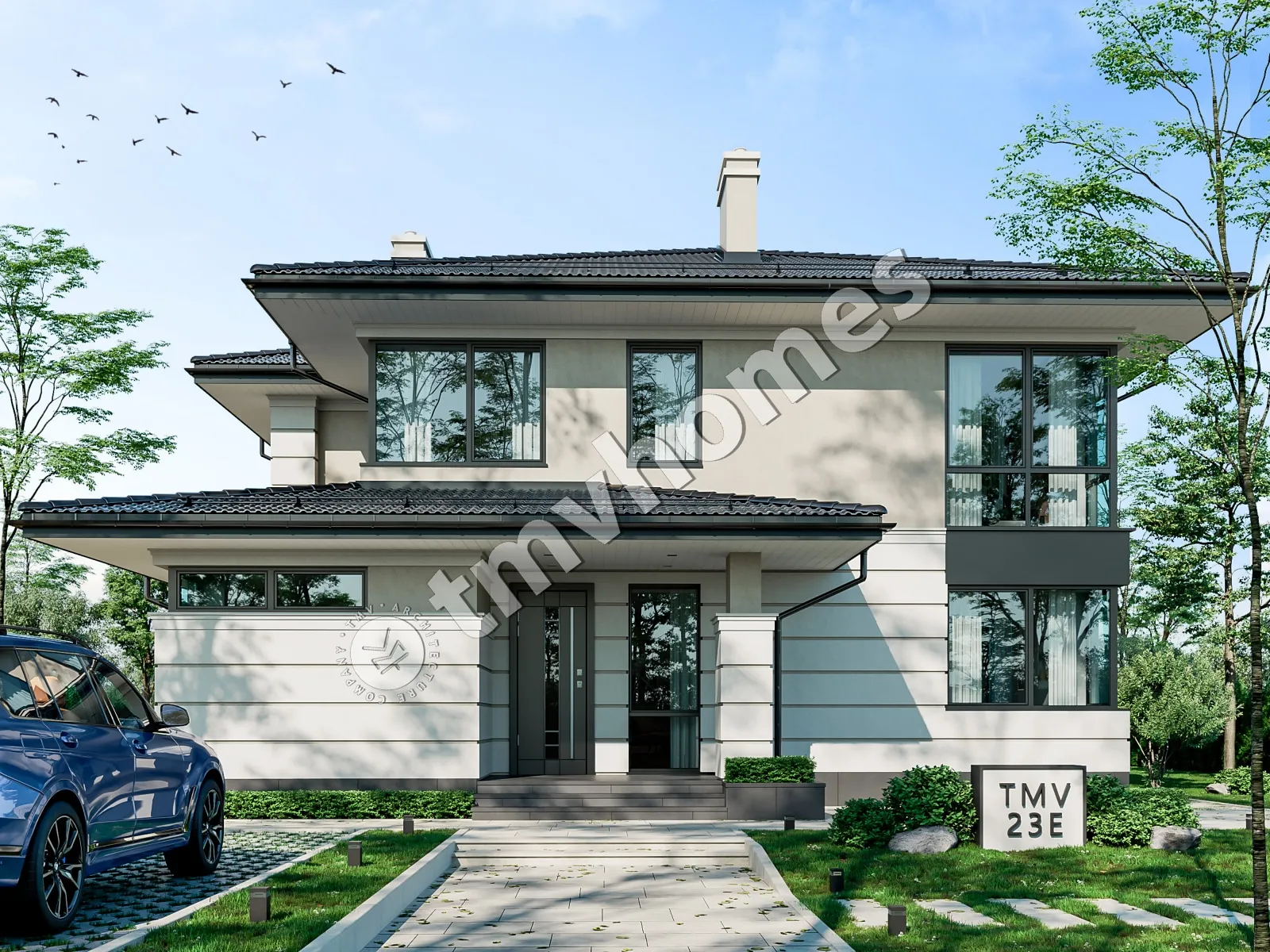 House Plan: 3025 ft², 2 Stories, 4 Beds, Home Office, 3 Baths, Open Floor Plan