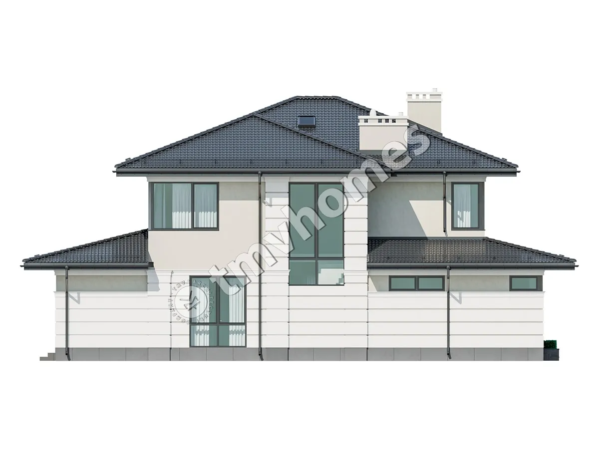 House Plan: 3025 ft², 2 Stories, 4 Beds, Home Office, 3 Baths, Open Floor Plan