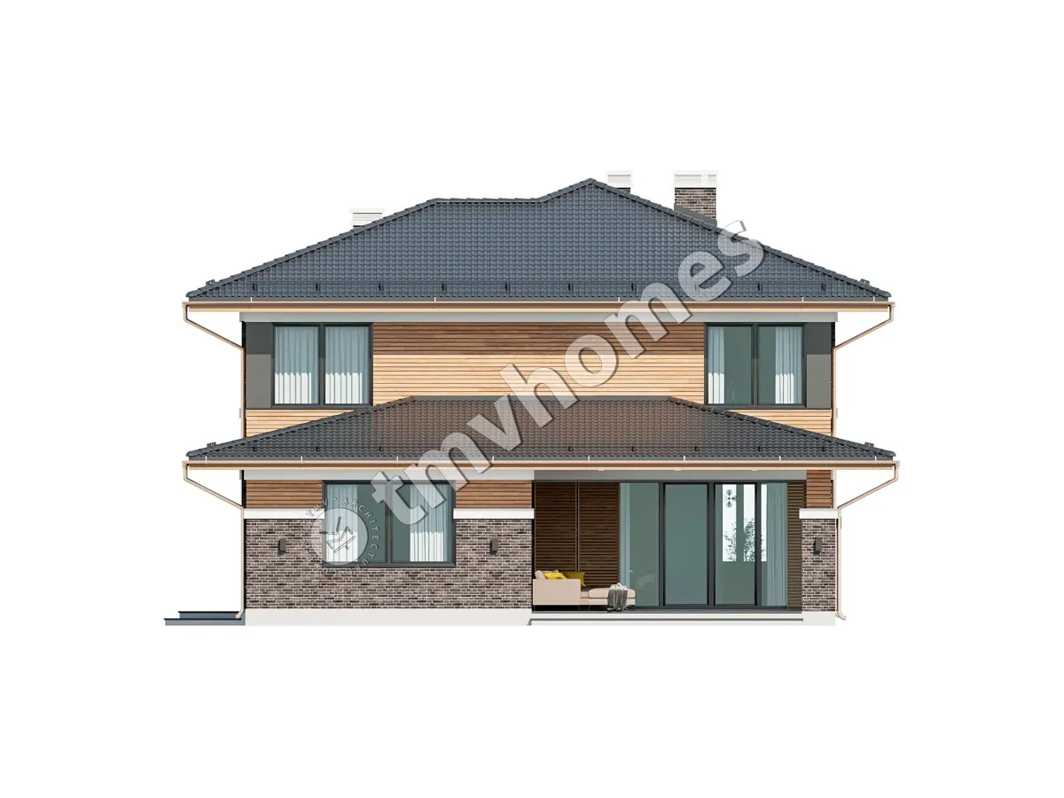 House Plan: 2751 ft², 2 Stories, 4 Beds, Home Office, 3 Baths, Open Floor Plan