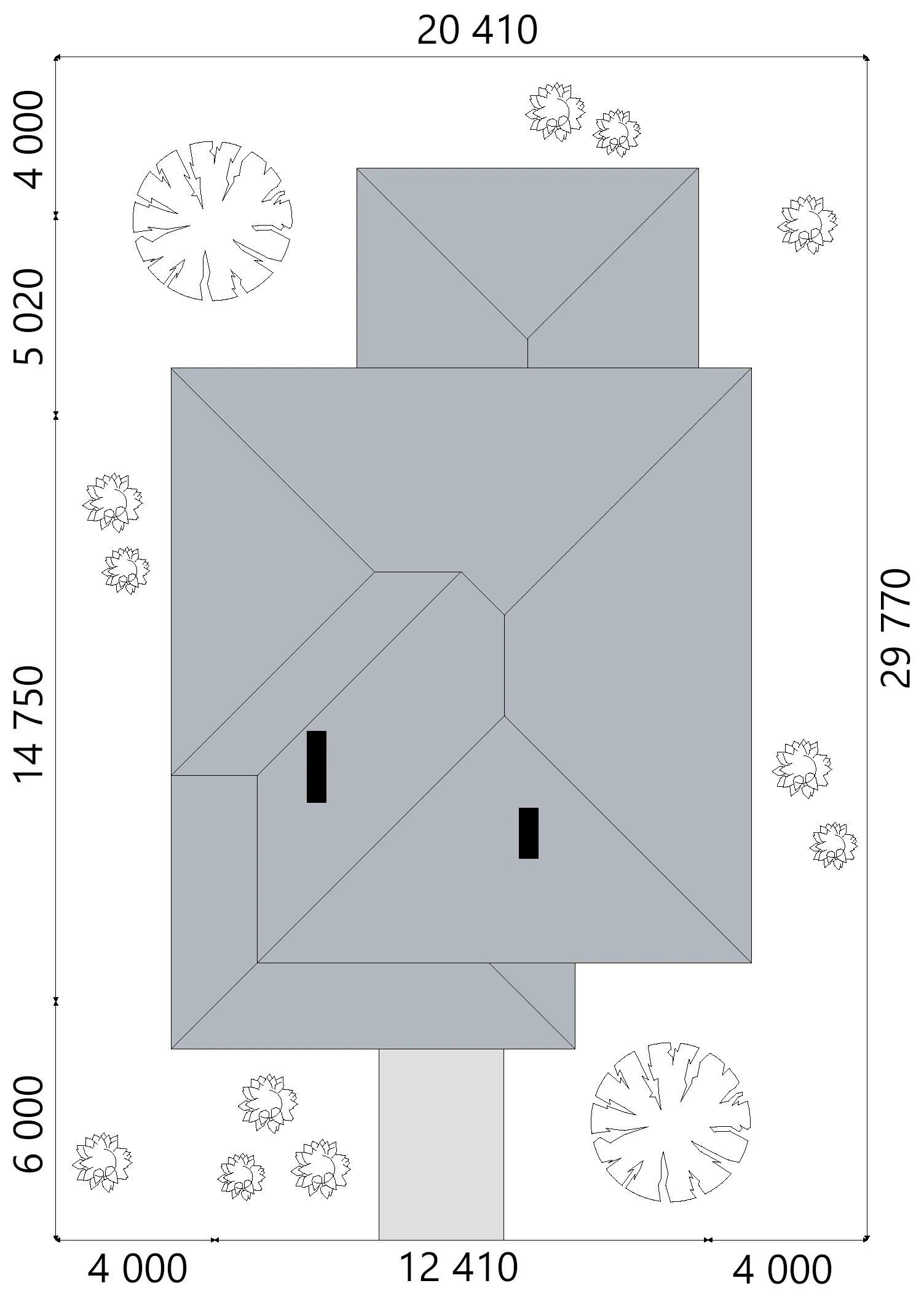House Plan: 2619 ft², 2 Stories, 4 Beds, 3 Baths, Open Floor Plan