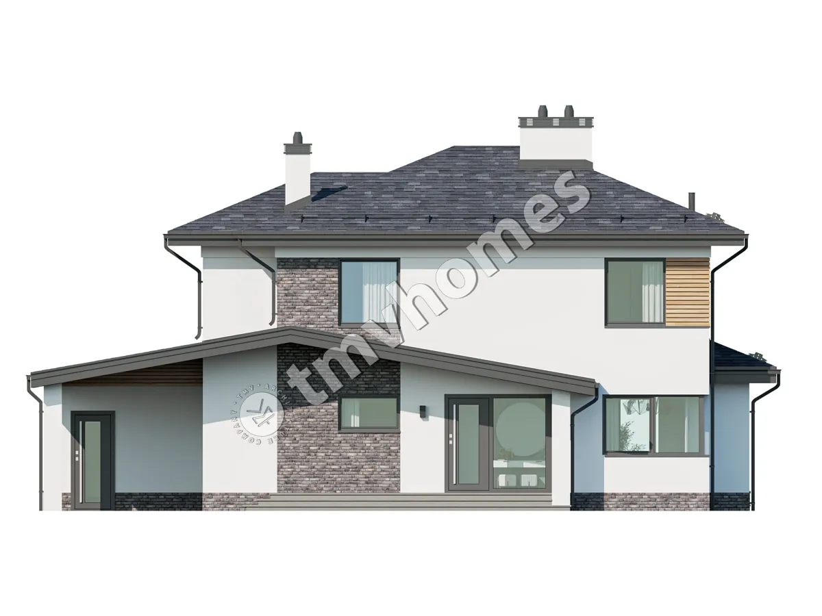 House Plan: 1903 ft², 2 Stories, 3 Beds, 3 Baths, Open Floor Plan, Carport