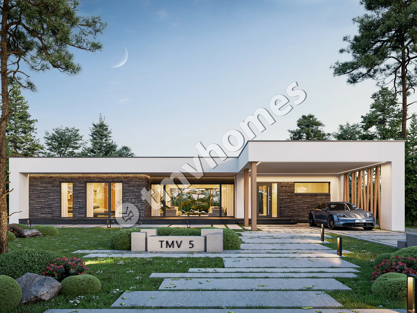 House Plan: 2310 ft², 1 Story, 3 Beds, 3 Baths, Open Floor Plan, Carport