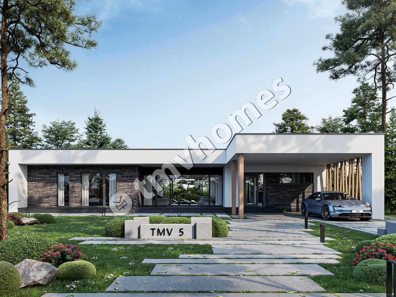House Plan: 2310 ft², 1 Story, 3 Beds, 3 Baths, Open Floor Plan, Carport