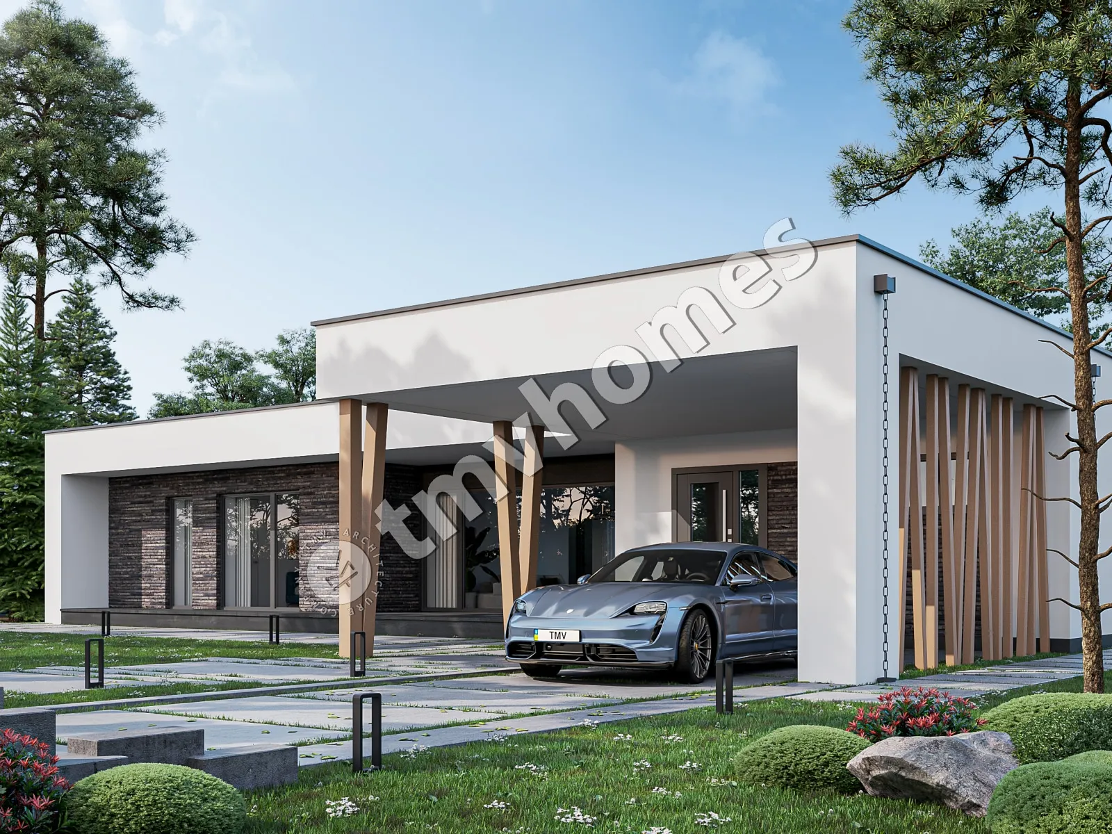 House Plan: 2310 ft², 1 Story, 3 Beds, 3 Baths, Open Floor Plan, Carport