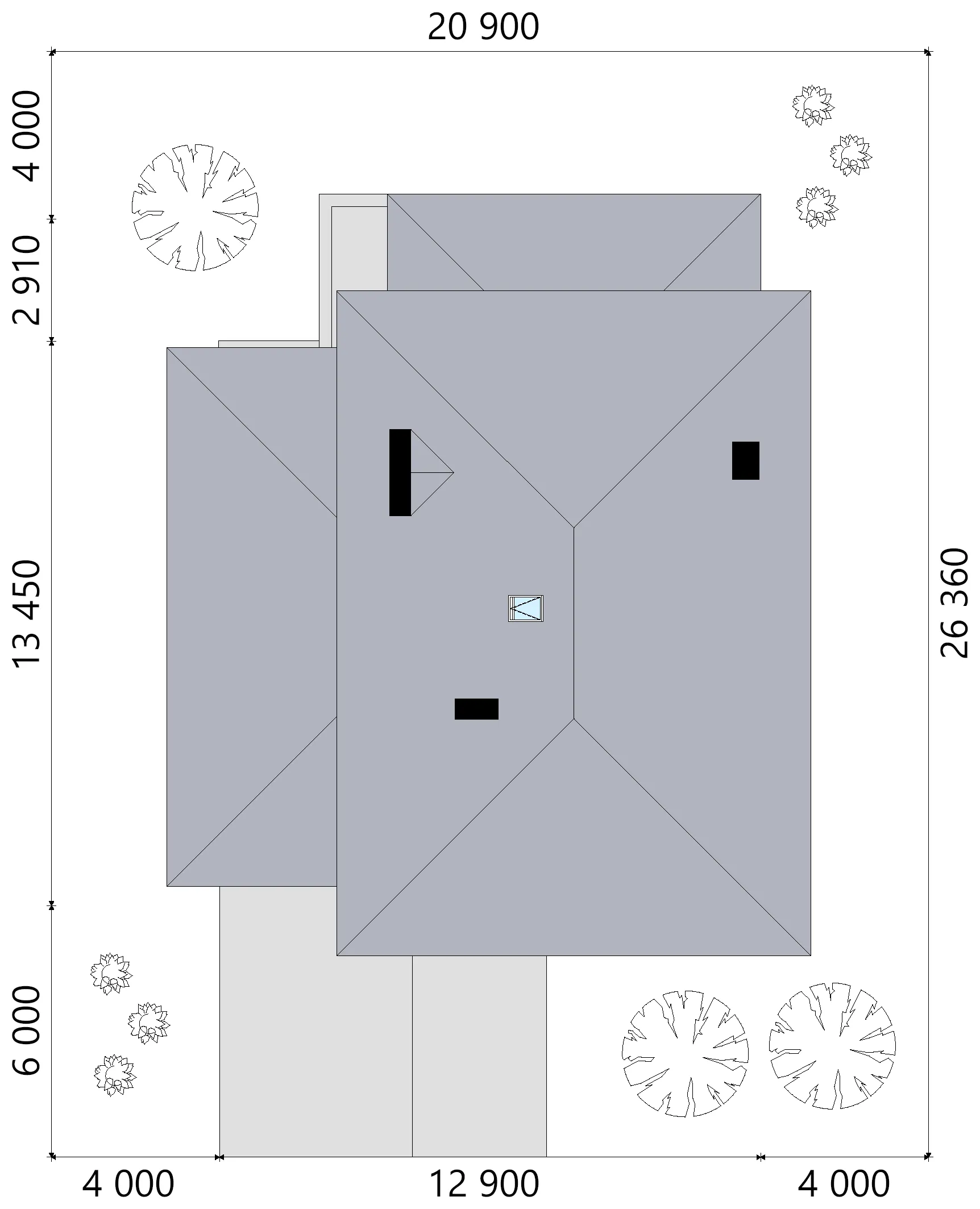House Plan: 2121 ft², 2 Stories, 3 Beds, Home Office, 3 Baths, Open Floor Plan, 1-Car Garage