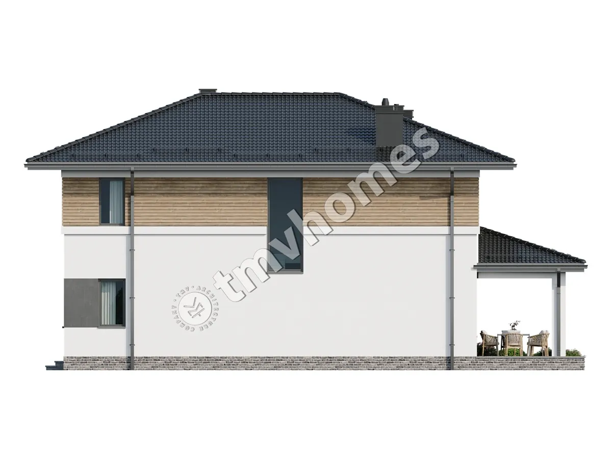 House Plan: 2121 ft², 2 Stories, 3 Beds, Home Office, 3 Baths, Open Floor Plan, 1-Car Garage