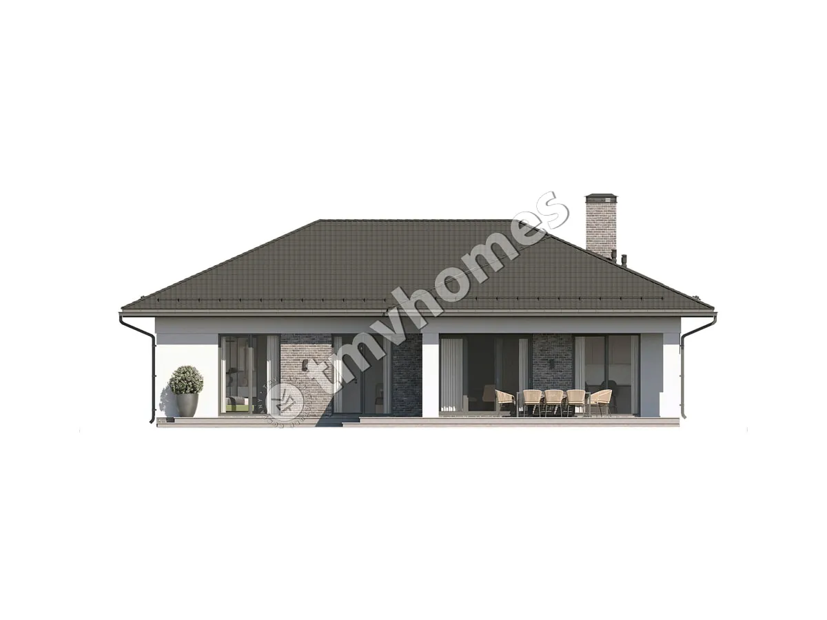 House Plan: 1474 ft², 1 Story, 3 Beds, 1.5 Baths, Open Floor Plan, 1-Car Garage