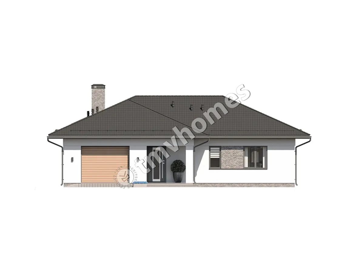 House Plan: 1474 ft², 1 Story, 3 Beds, 1.5 Baths, Open Floor Plan, 1-Car Garage