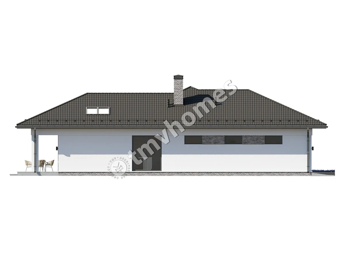 House Plan: 1474 ft², 1 Story, 3 Beds, 1.5 Baths, Open Floor Plan, 1-Car Garage