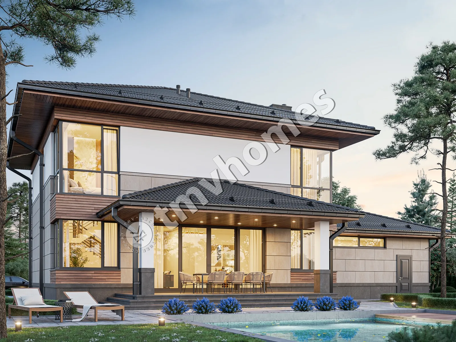 House Plan: 2695 ft², 2 Stories, 3 Beds, Home Office, 3 Baths, Open Floor Plan, 2-Car Garage