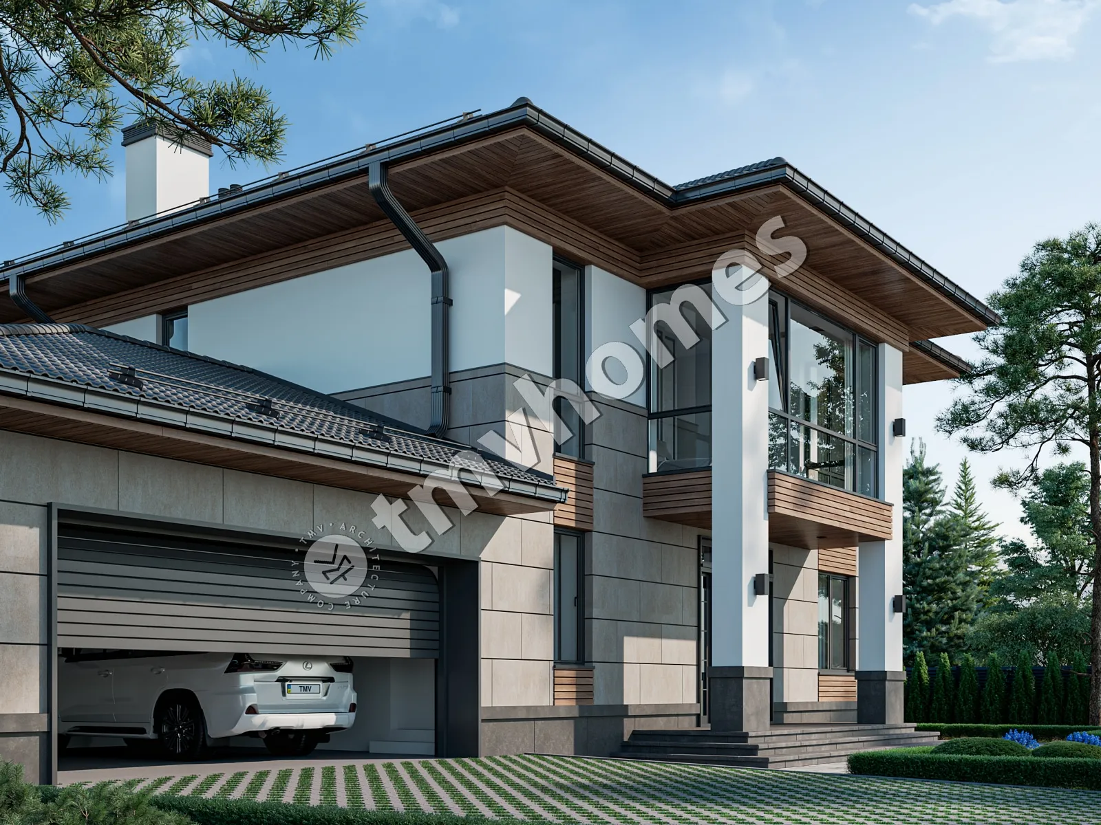 House Plan: 2695 ft², 2 Stories, 3 Beds, Home Office, 3 Baths, Open Floor Plan, 2-Car Garage