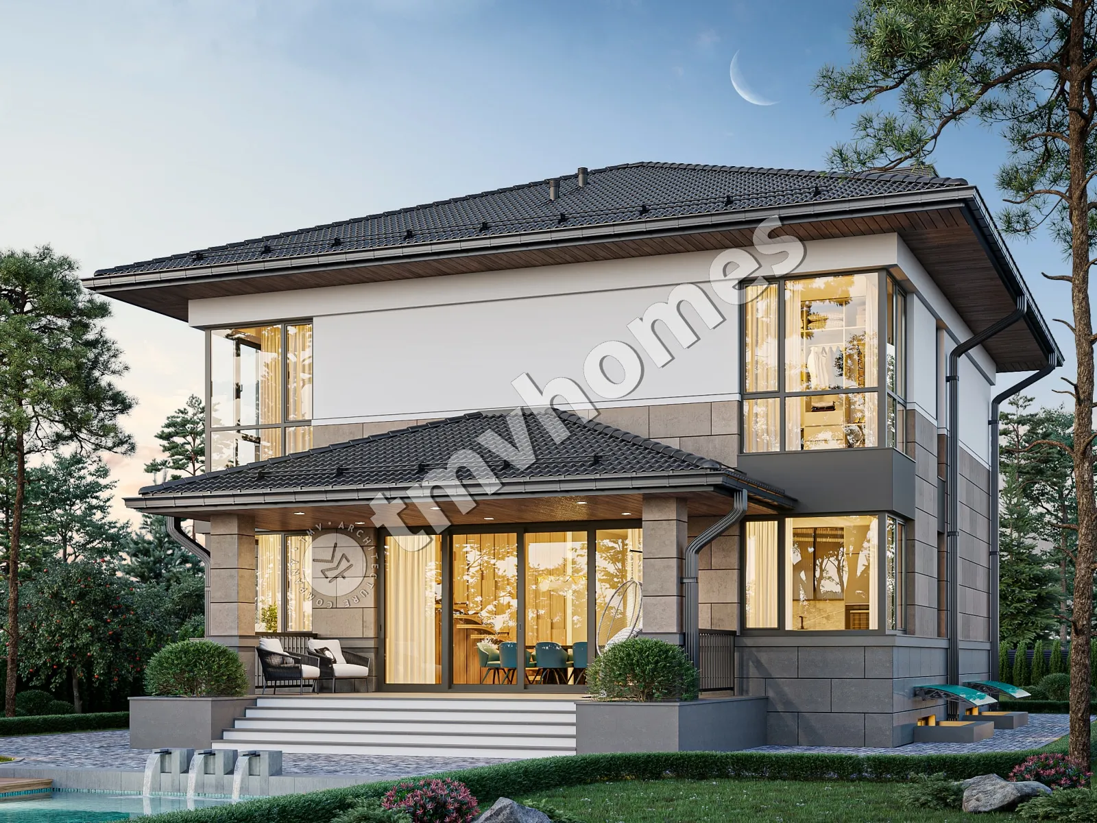 House Plan: 2482 ft², 2 Stories + Basement, 3 Beds, Home Office, 3 Baths, Open Floor Plan