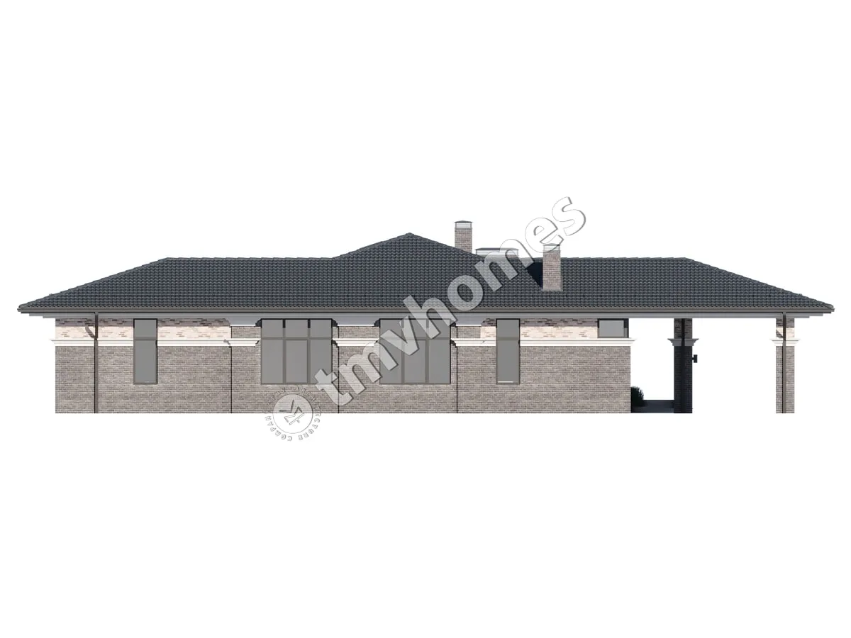 House Plan: 2613 ft², 1 Story, 3 Beds, 3 Baths, Open Floor Plan, Carport