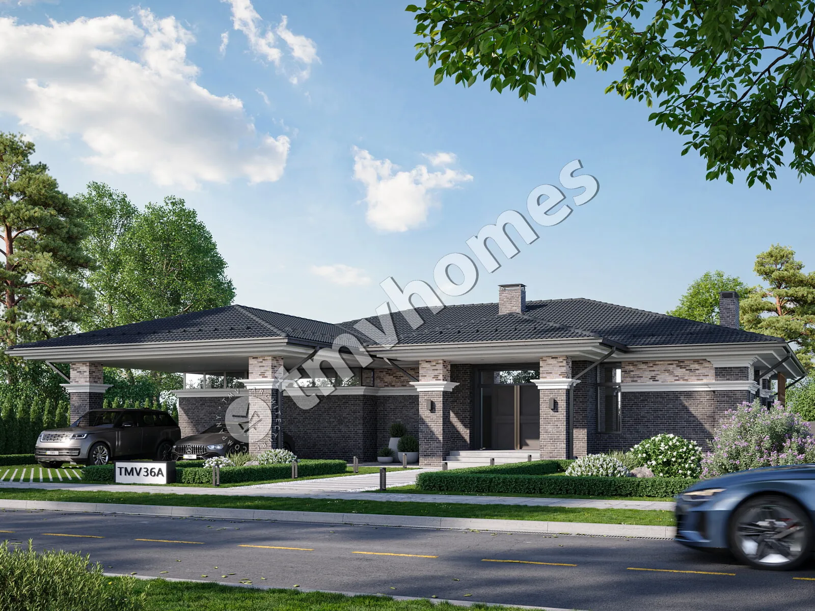 House Plan: 2613 ft², 1 Story, 3 Beds, 3 Baths, Open Floor Plan, Carport