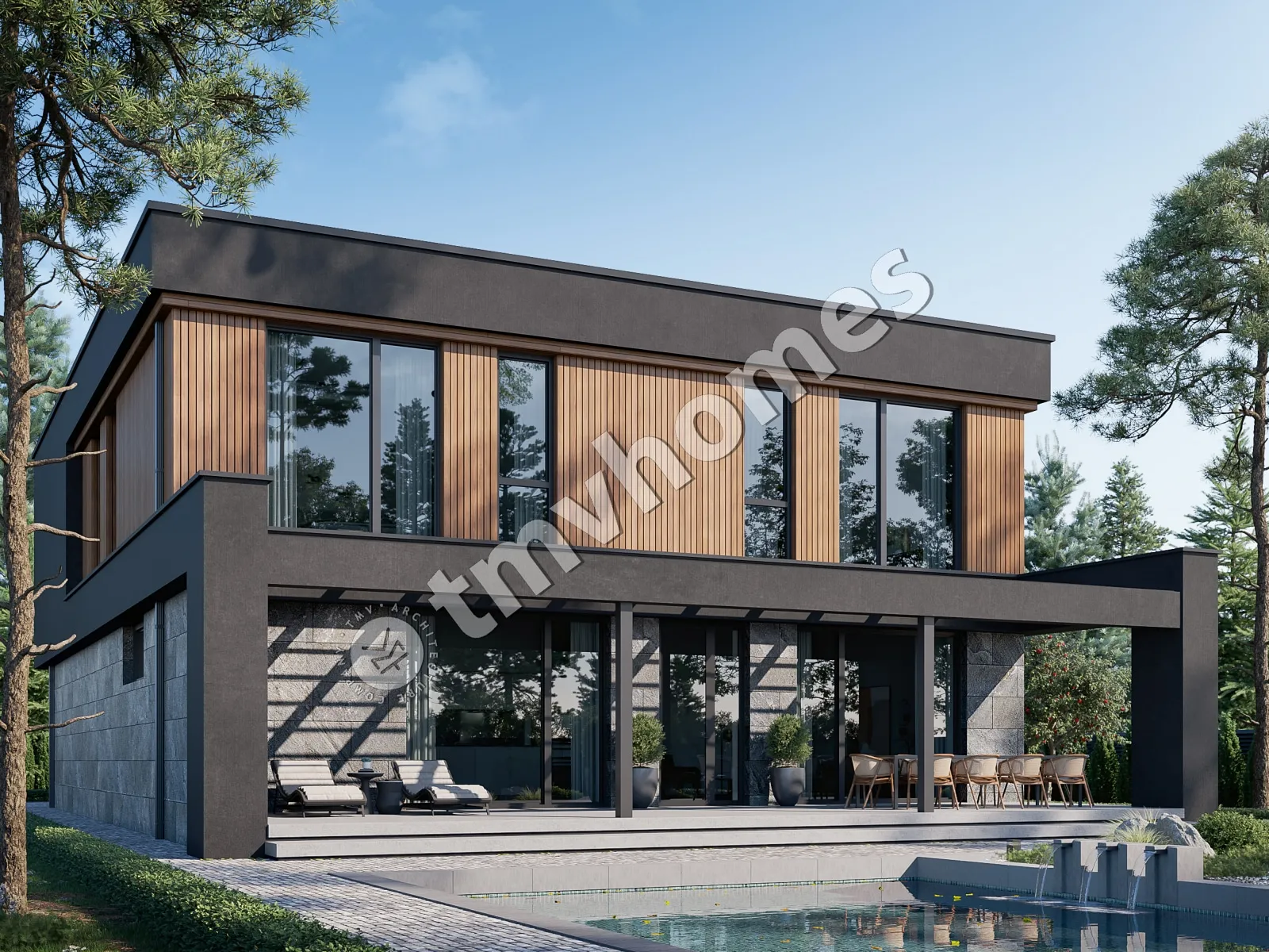 House Plan: 3090 ft², 2 Stories, 3 Beds, Home Office, 3 Baths, Open Floor Plan, 2-Car Garage