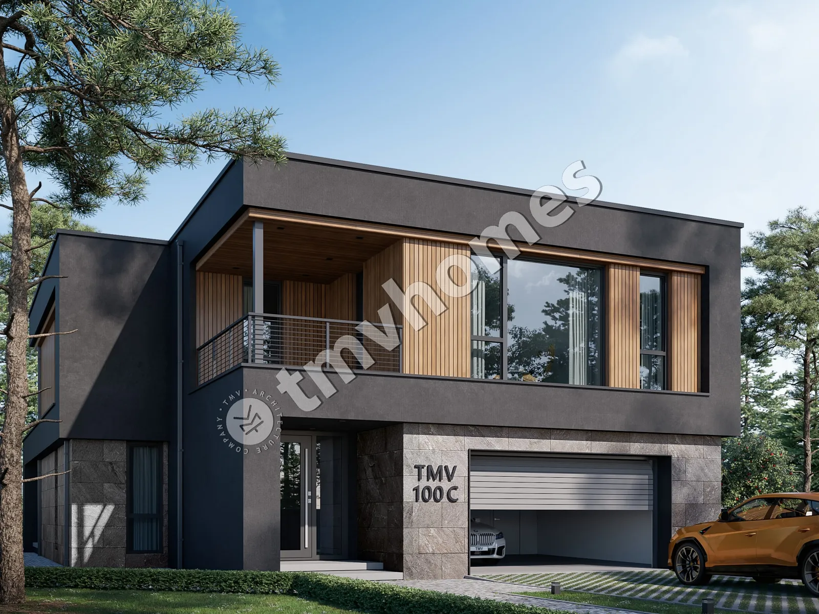 House Plan: 3090 ft², 2 Stories, 3 Beds, Home Office, 3 Baths, Open Floor Plan, 2-Car Garage