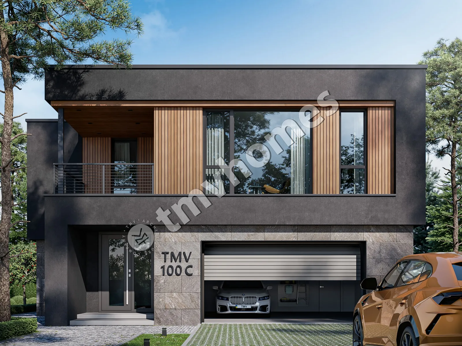 House Plan: 3090 ft², 2 Stories, 3 Beds, Home Office, 3 Baths, Open Floor Plan, 2-Car Garage