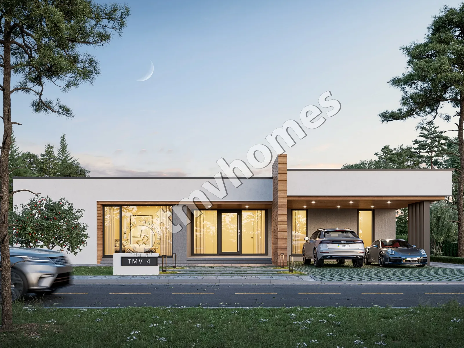 House Plan: 2620 ft², 1 Story, 4 Beds, 5 Baths, Open Floor Plan, Carport