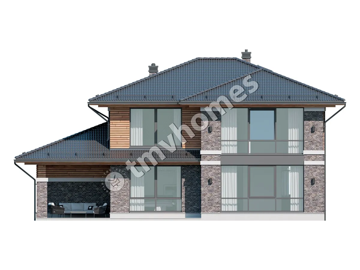 House Plan: 2823 ft², 2 Stories, 4 Beds, 3 Baths, 2-Car Garage