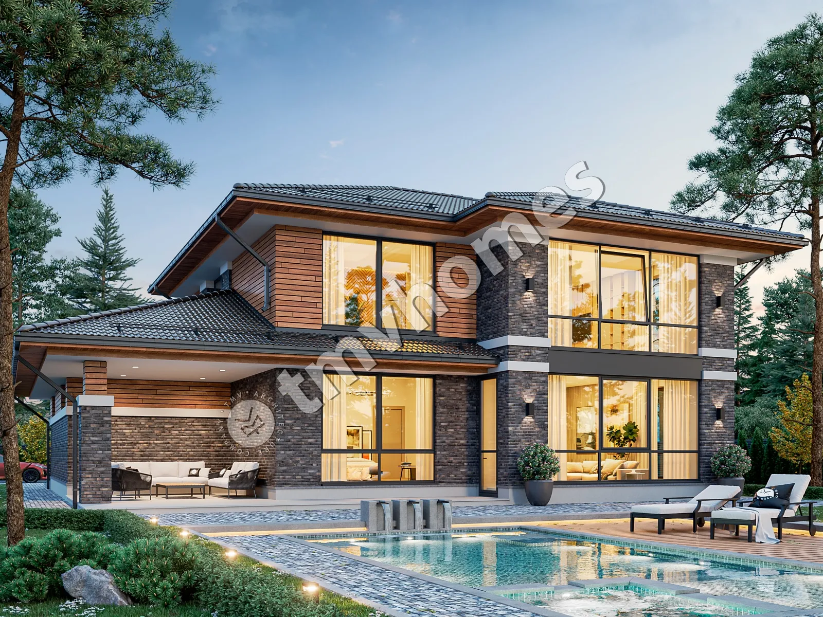 House Plan: 2823 ft², 2 Stories, 4 Beds, 3 Baths, 2-Car Garage