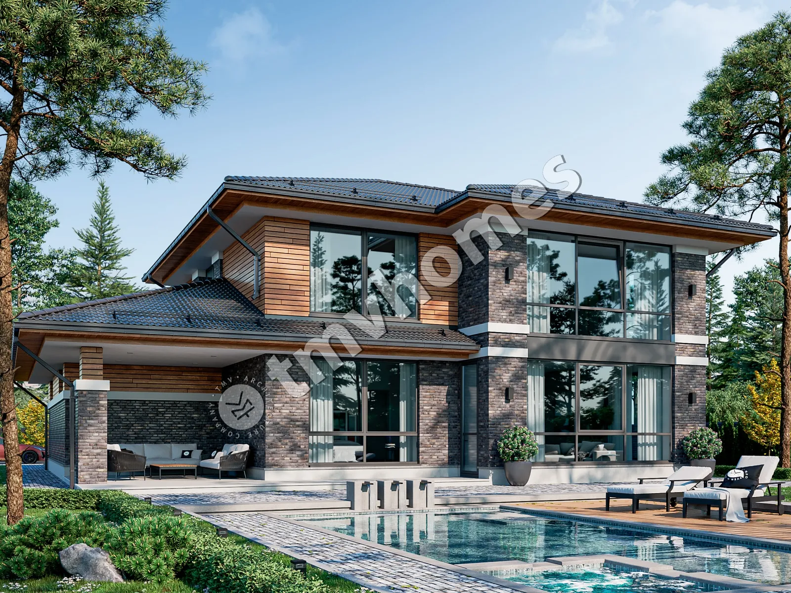 House Plan: 2823 ft², 2 Stories, 4 Beds, 3 Baths, 2-Car Garage
