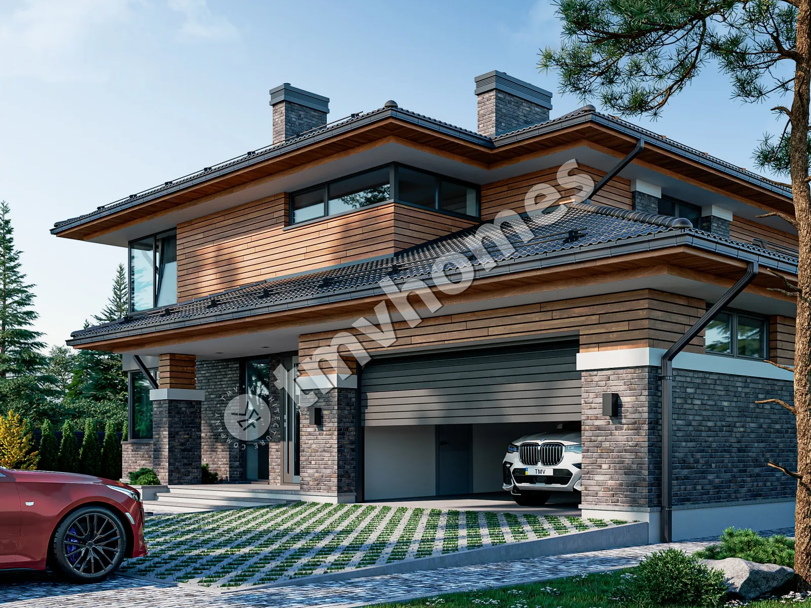 House Plan: 2823 ft², 2 Stories, 4 Beds, 3 Baths, 2-Car Garage