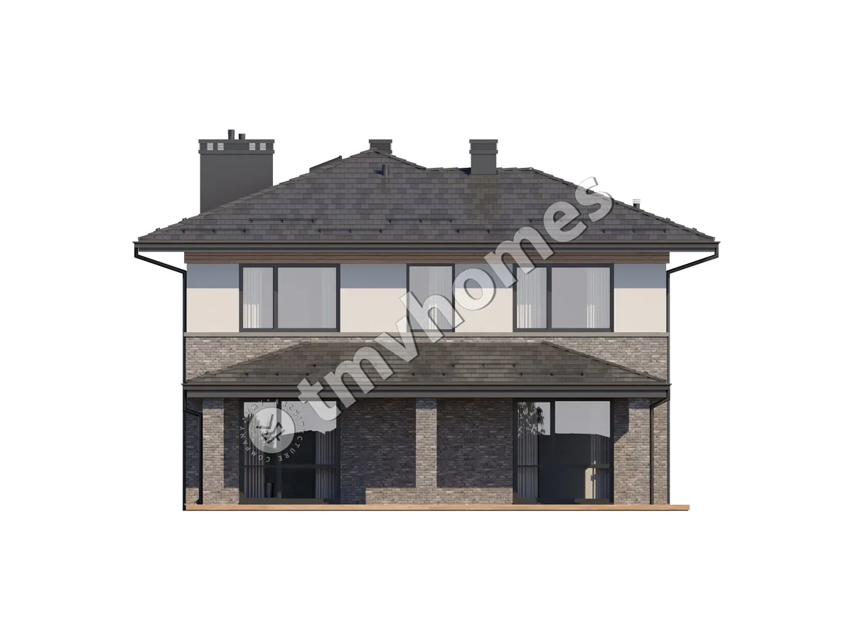 House Plan: 1886 ft², 2 Stories, 3 Beds, Home Office, 3 Baths, Open Floor Plan