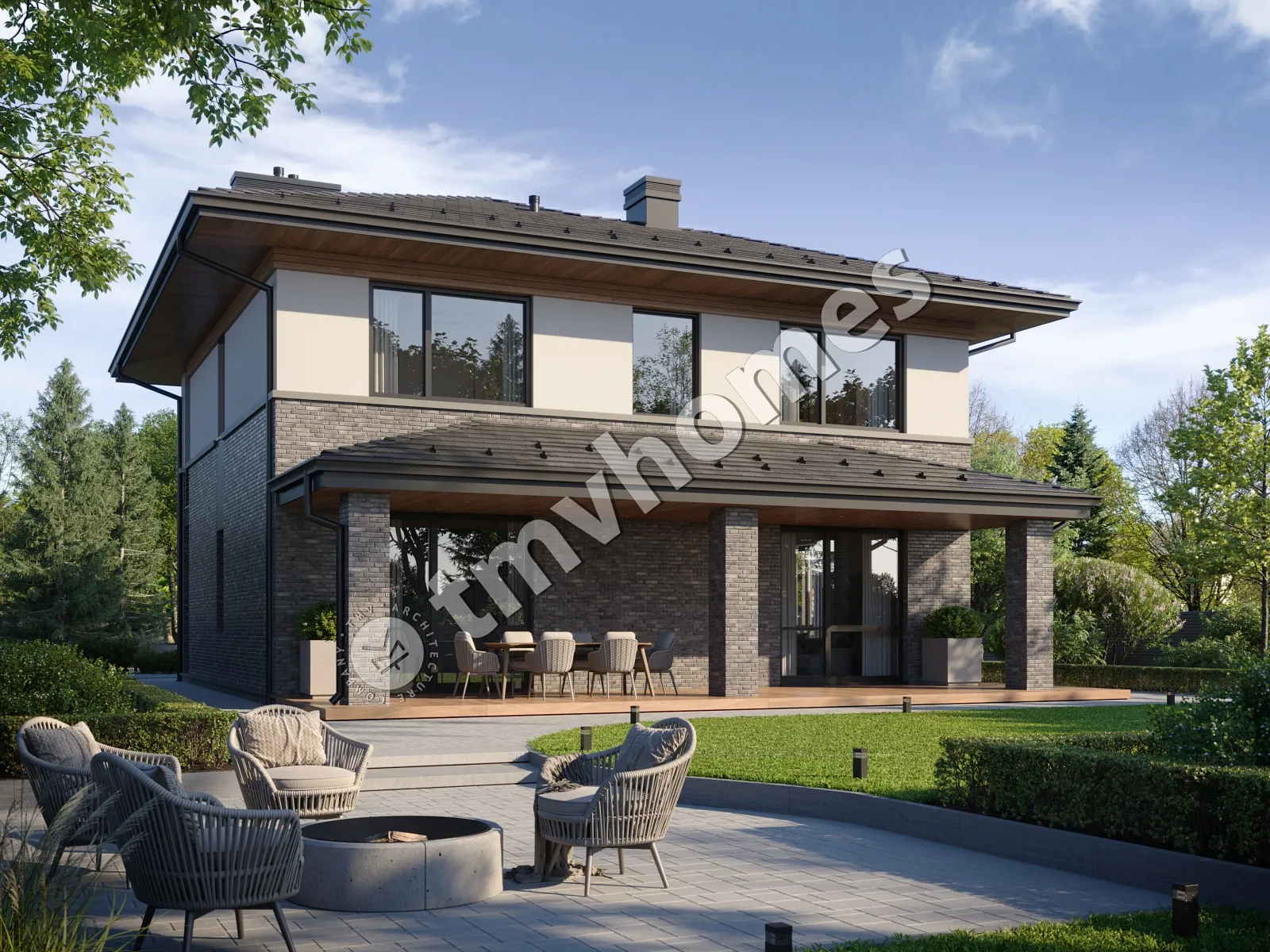 House Plan: 1886 ft², 2 Stories, 3 Beds, Home Office, 3 Baths, Open Floor Plan