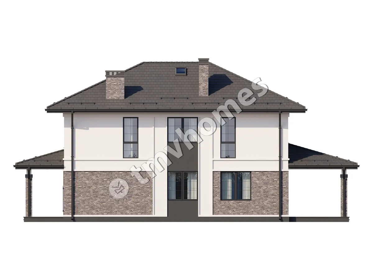 House Plan: 2041 ft², 2 Stories, 4 Beds, 3 Baths, Open Floor Plan