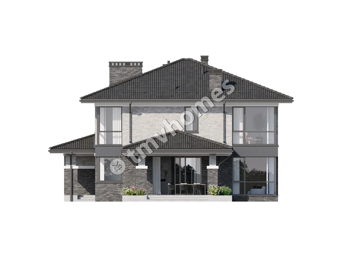House Plan: 2698 ft², 2 Stories + Basement, 4 Beds, 3 Baths, Open Floor Plan