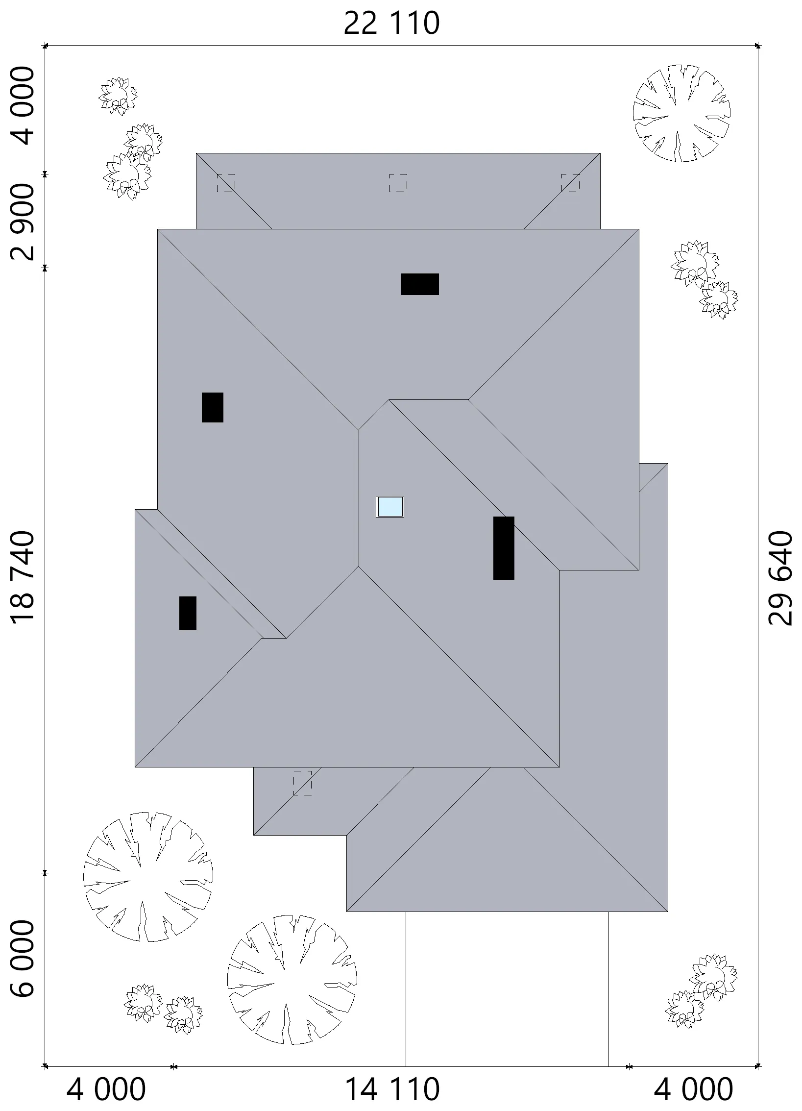 House Plan: 2884 ft², 2 Stories, 5 Beds, 2 Baths, Open Floor Plan, 2-Car Garage