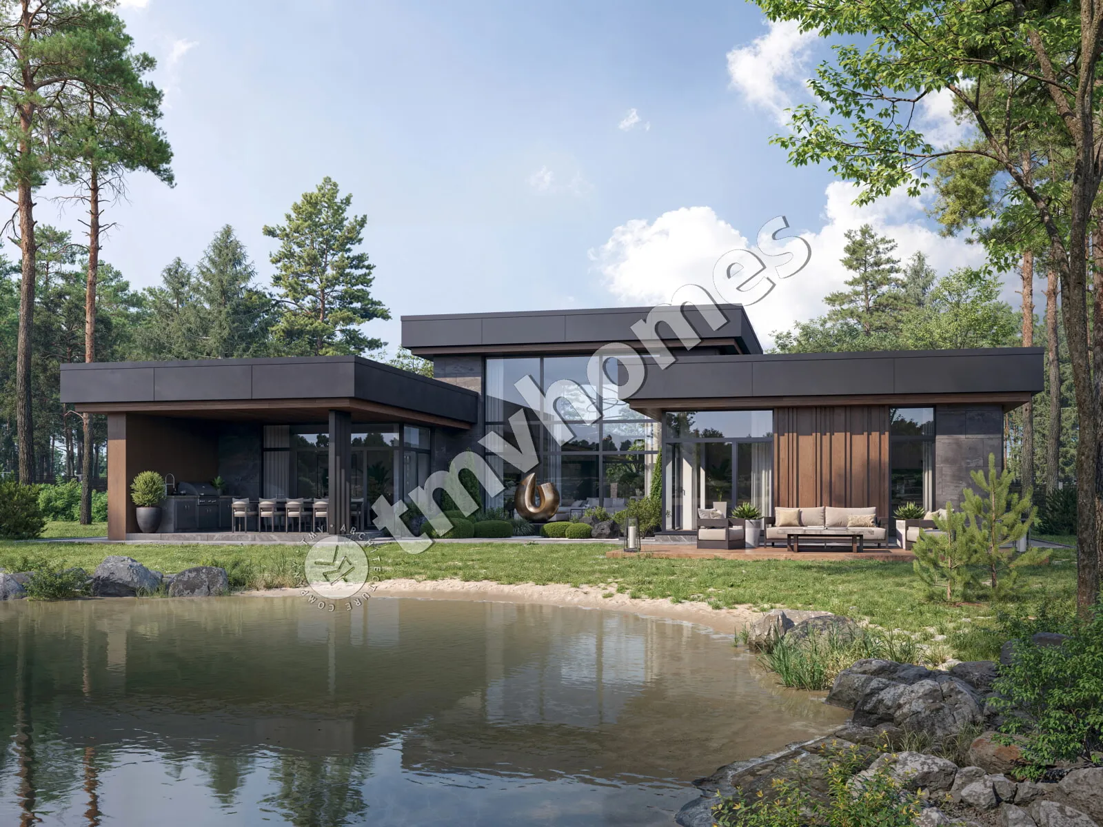 House Plan: 2633 ft², 1 Story, 3 Beds, Home Office, 3 Baths, Open Floor Plan, Carport