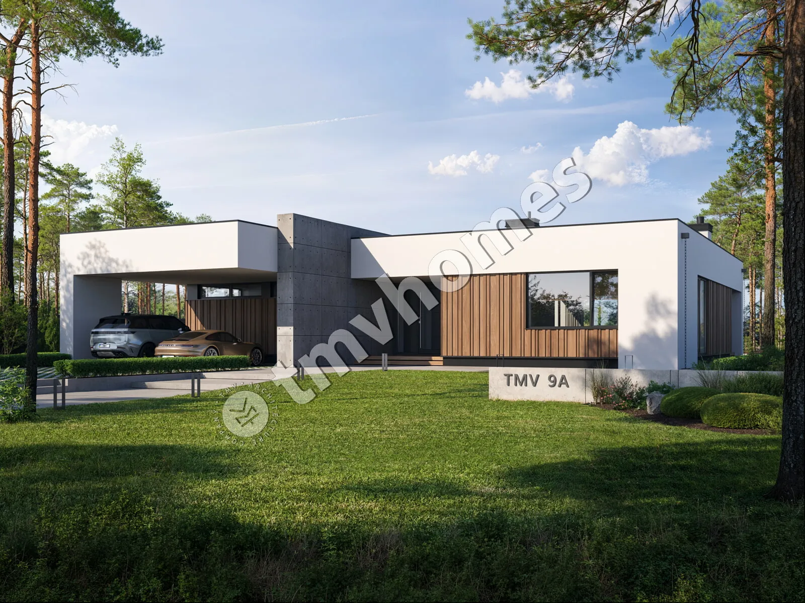 House Plan: 2439 ft², 1 Story + Basement, 3 Beds, 3 Baths, Open Floor Plan, Carport