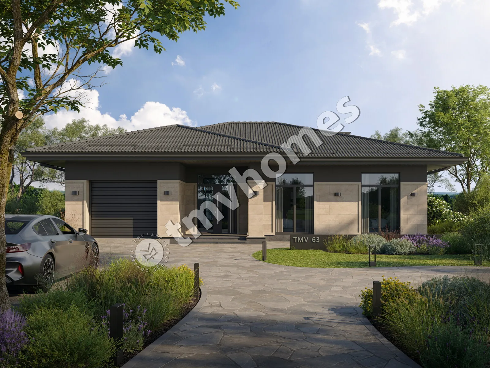 House Plan: 1800 ft², 1 Story, 3 Beds, 2 Baths, Open Floor Plan, 1-Car Garage