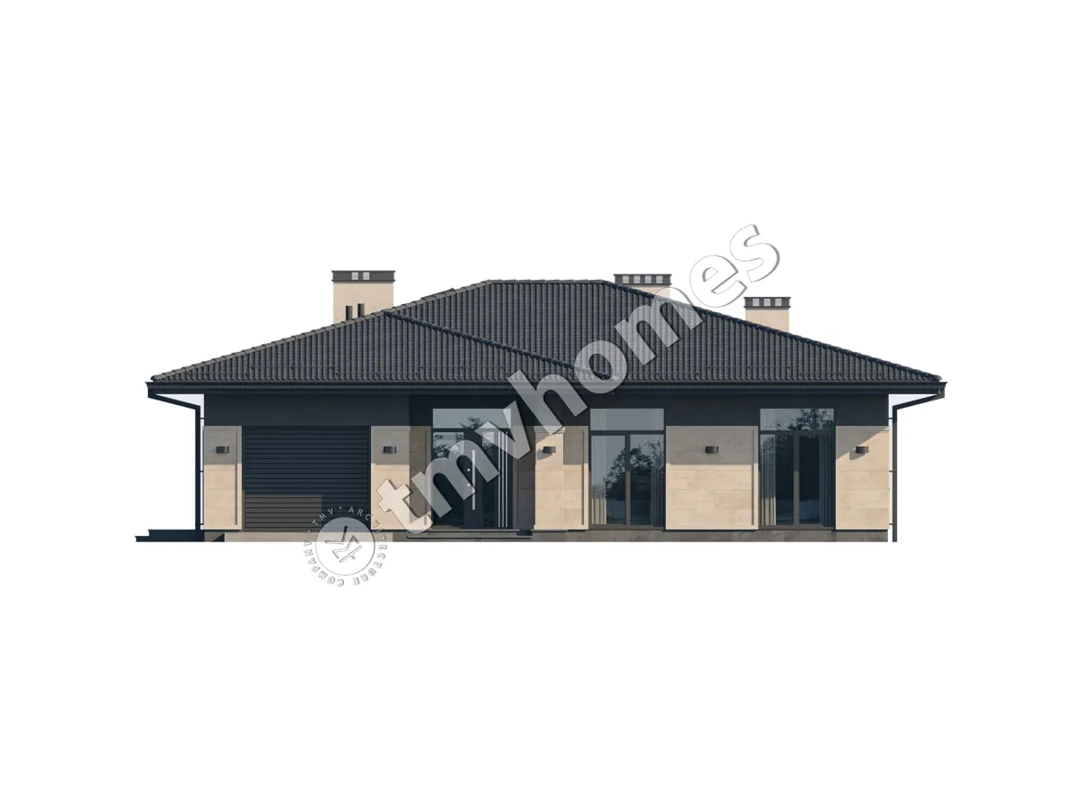 House Plan: 1800 ft², 1 Story, 3 Beds, 2 Baths, Open Floor Plan, 1-Car Garage