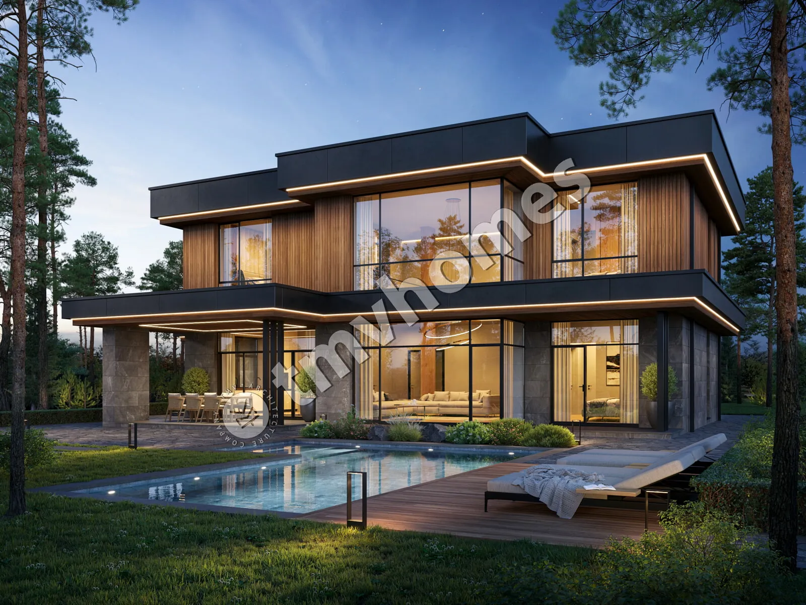 House Plan: 2628 ft², 2 Stories, 4 Beds, 4 Baths, Open Floor Plan, 2-Car Garage
