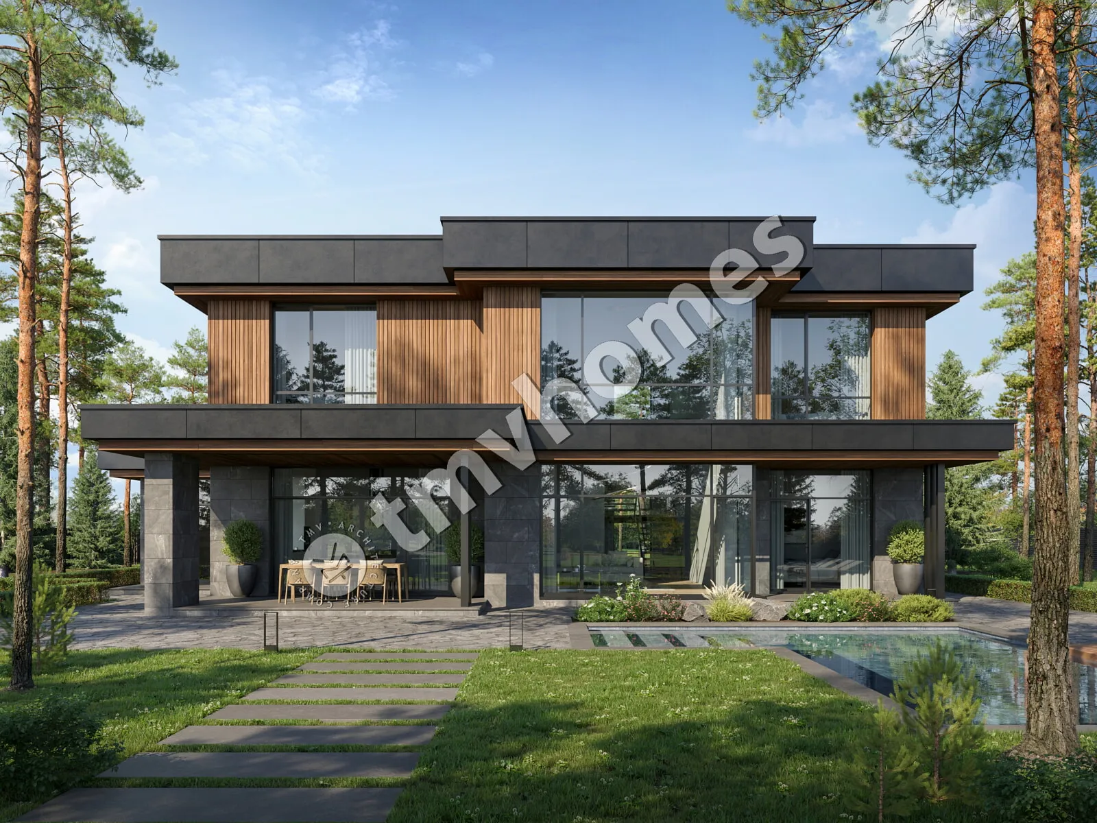 House Plan: 2628 ft², 2 Stories, 4 Beds, 4 Baths, Open Floor Plan, 2-Car Garage