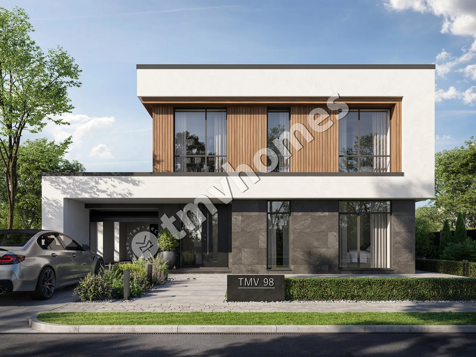 House Plan: 2260 ft², 2 Stories, 4 Beds, 3 Baths, Open Floor Plan, 1-Car Garage