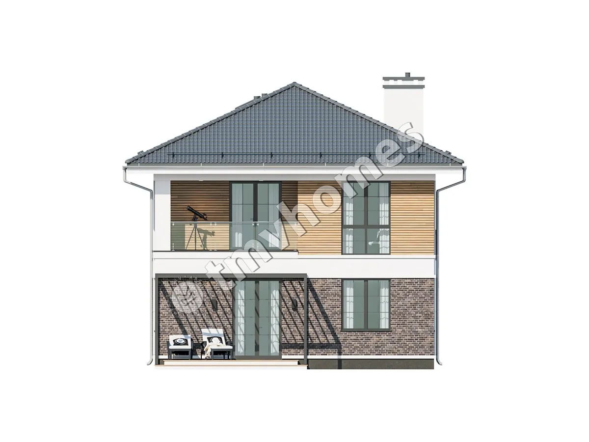 House Plan: 1952 ft², 2 Stories, 4 Beds, 3 Baths, Open Floor Plan