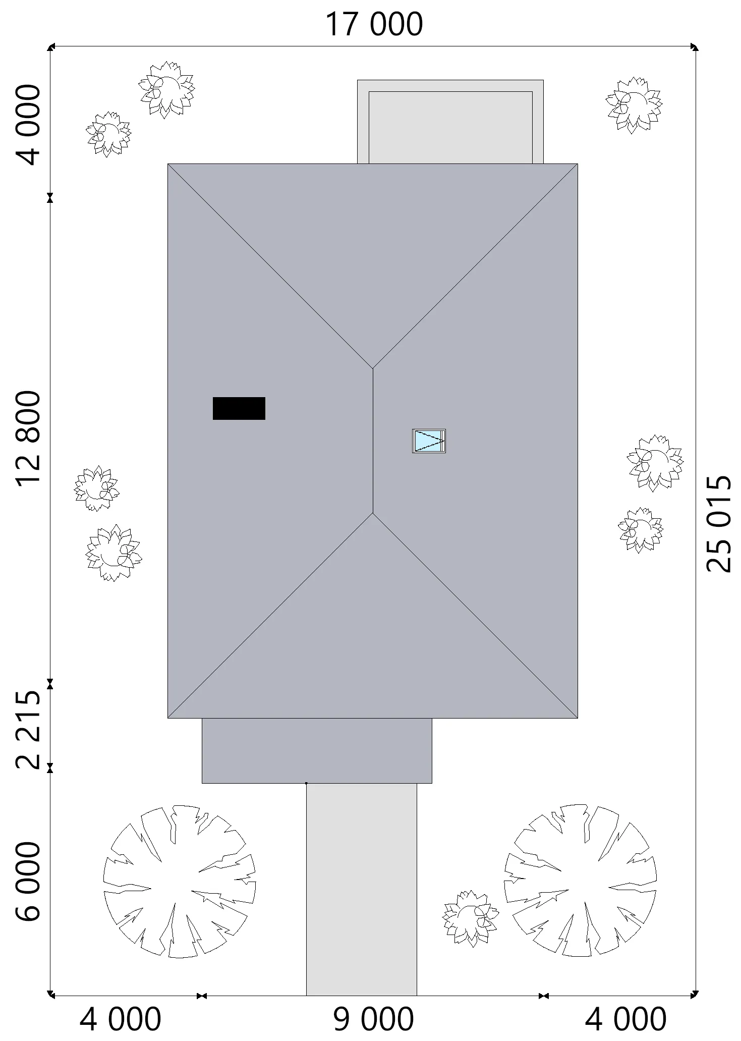 House Plan: 2002 ft², 2 Stories, 5 Beds, 2 Baths, Open Floor Plan