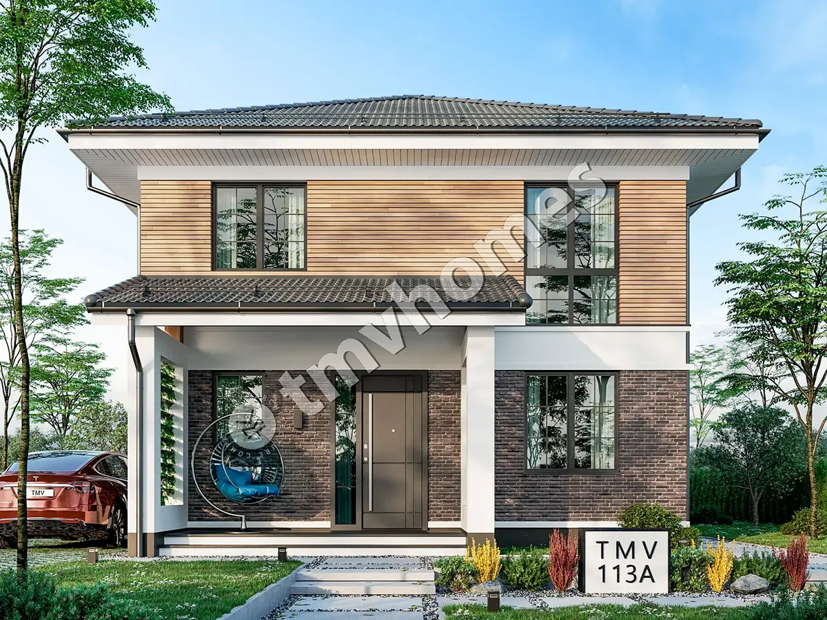 House Plan: 2002 ft², 2 Stories, 5 Beds, 2 Baths, Open Floor Plan
