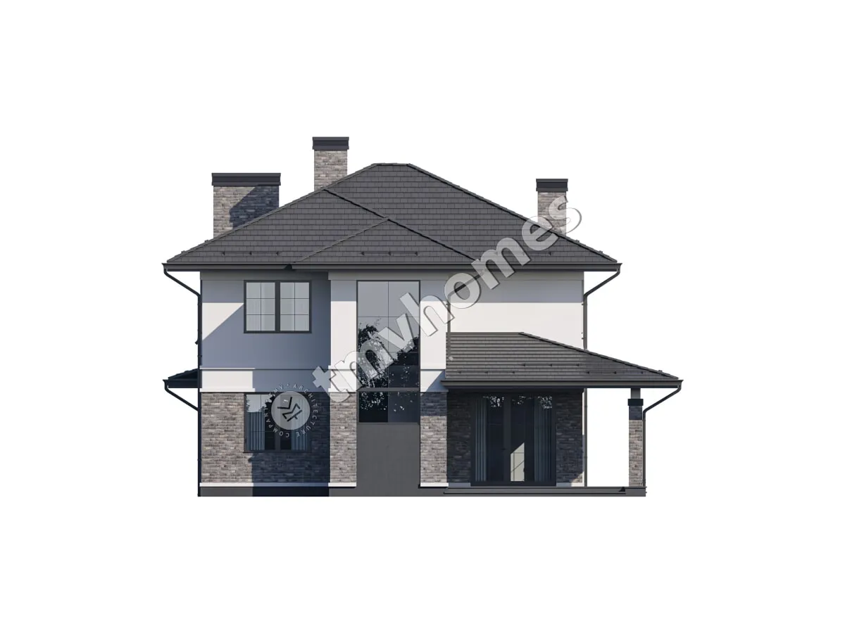 House Plan: 2130 ft², 2 Stories, 4 Beds, 3 Baths, Open Floor Plan