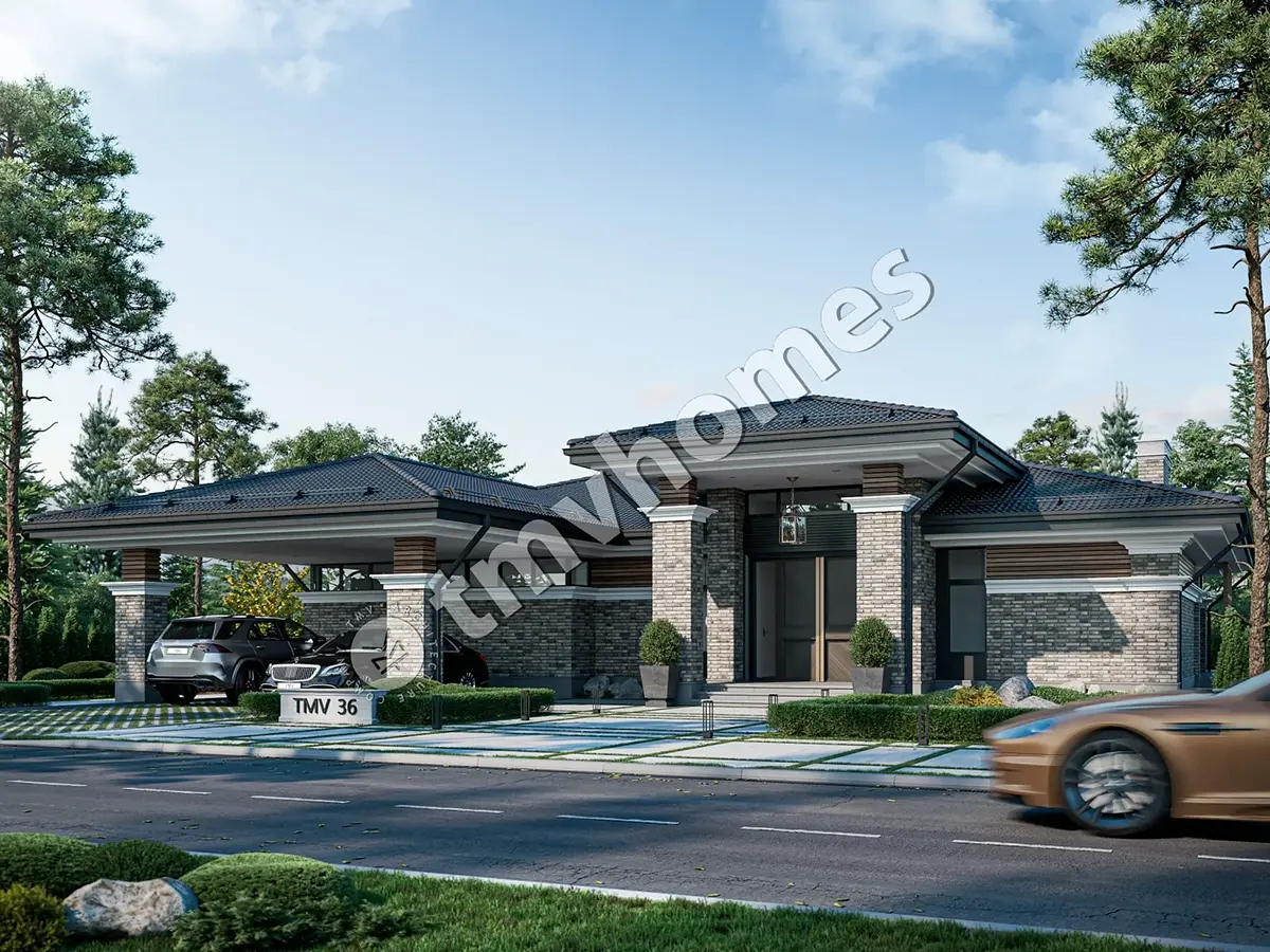 House Plan: 2330 ft², 1 Story, 3 Beds, 3 Baths, Open Floor Plan, Carport