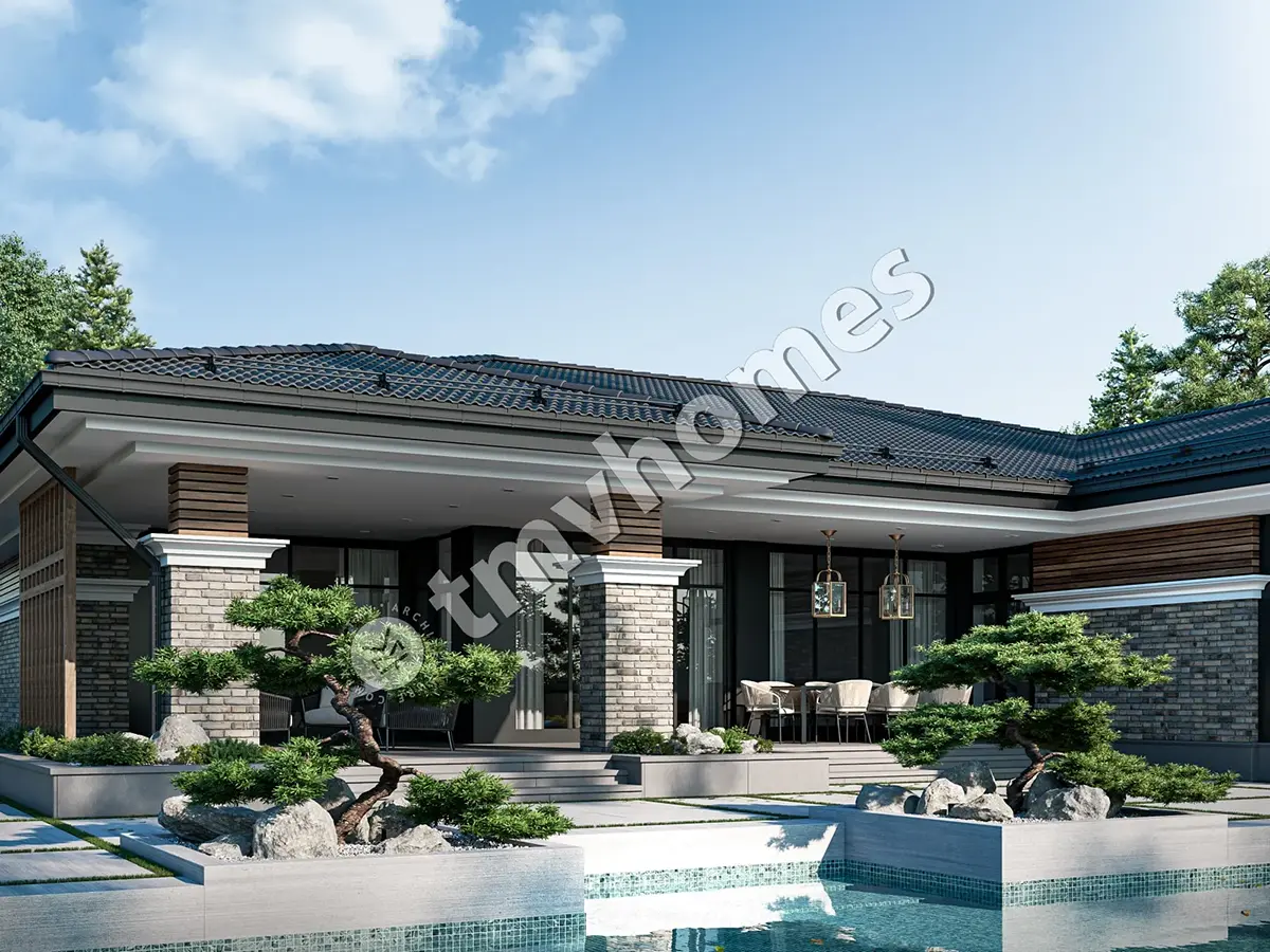 House Plan: 2330 ft², 1 Story, 3 Beds, 3 Baths, Open Floor Plan, Carport