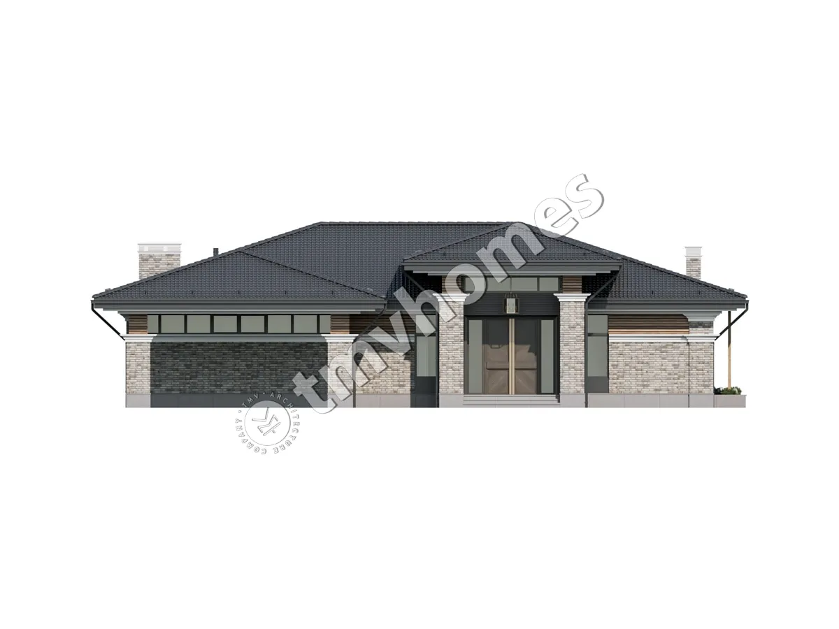 House Plan: 2330 ft², 1 Story, 3 Beds, 3 Baths, Open Floor Plan, Carport