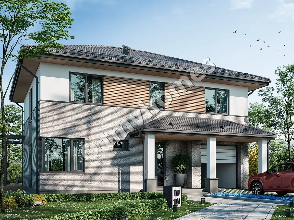 House Plan: 2244 ft², 2 Stories, 3 Beds, Home Office, 3 Baths, Open Floor Plan, 1-Car Garage
