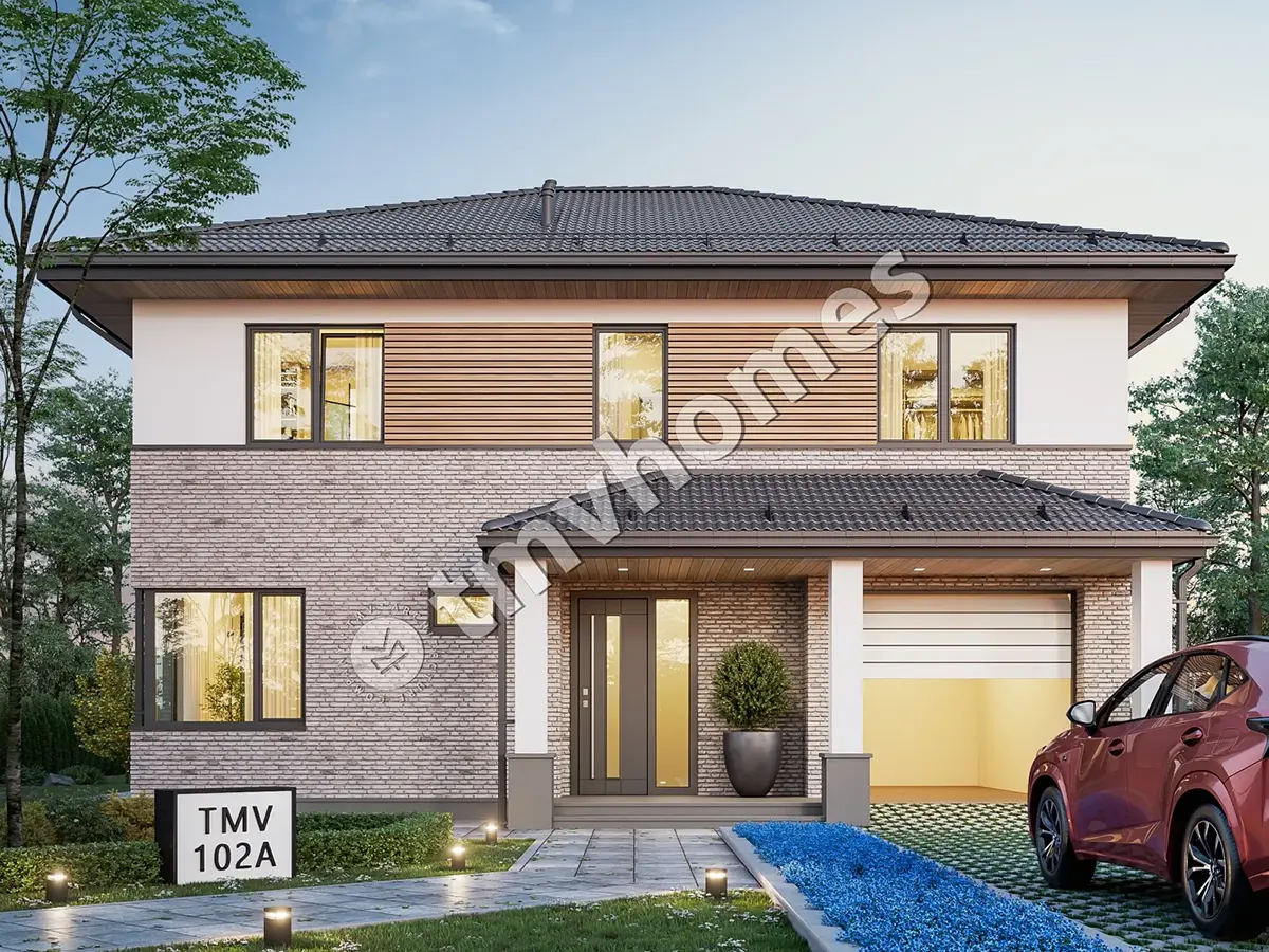 House Plan: 2244 ft², 2 Stories, 3 Beds, Home Office, 3 Baths, Open Floor Plan, 1-Car Garage
